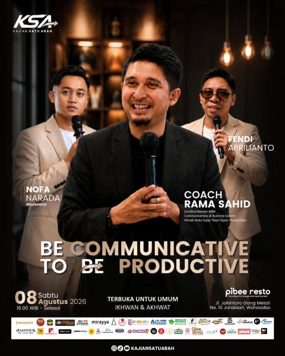 Poster Be Communicative To Be Productive