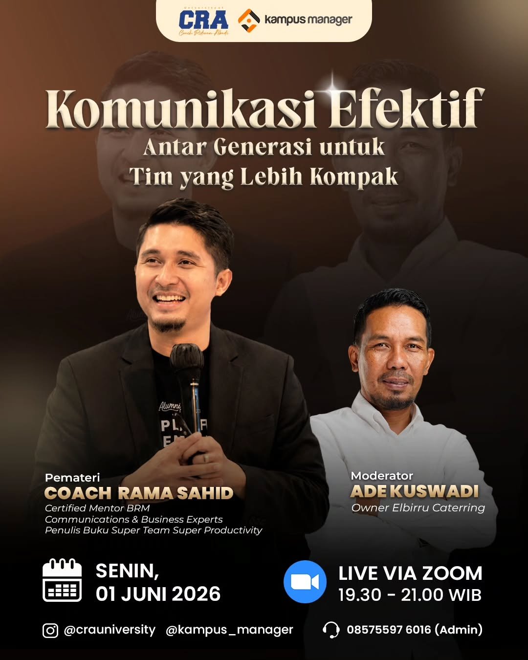 Poster Komunikasi Efektif Antar Generasi untuk Tim yang Lebih Kompak